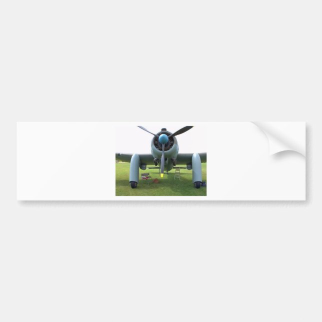 SAABA7 AIRPLANE BUMPER STICKER (Front)