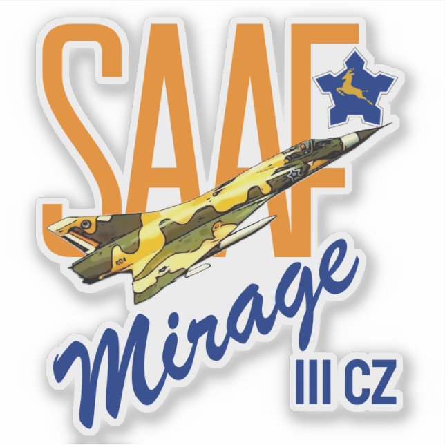 SAAF MIRAGE III CZ STICKER (Front)