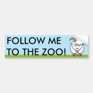 Saanen Goat Bumper Sticker