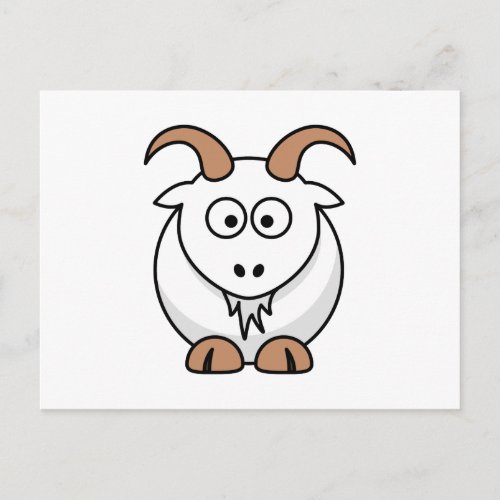 Saanen Goat Postcard