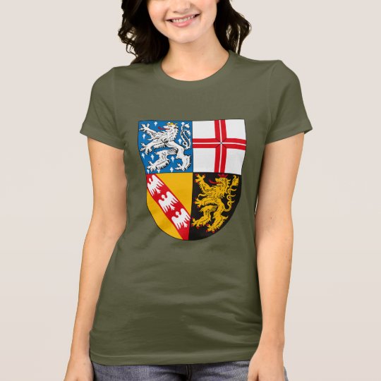 Saarland Coat of Arms T-shirt | Zazzle.com