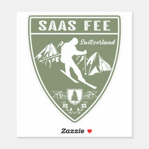 Saas Fee Switzerland Sticker