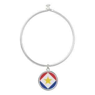 Saba Flag Bangle Bracelet