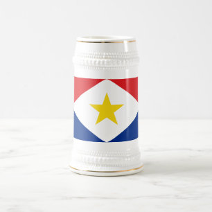 Saba Flag Beer Stein