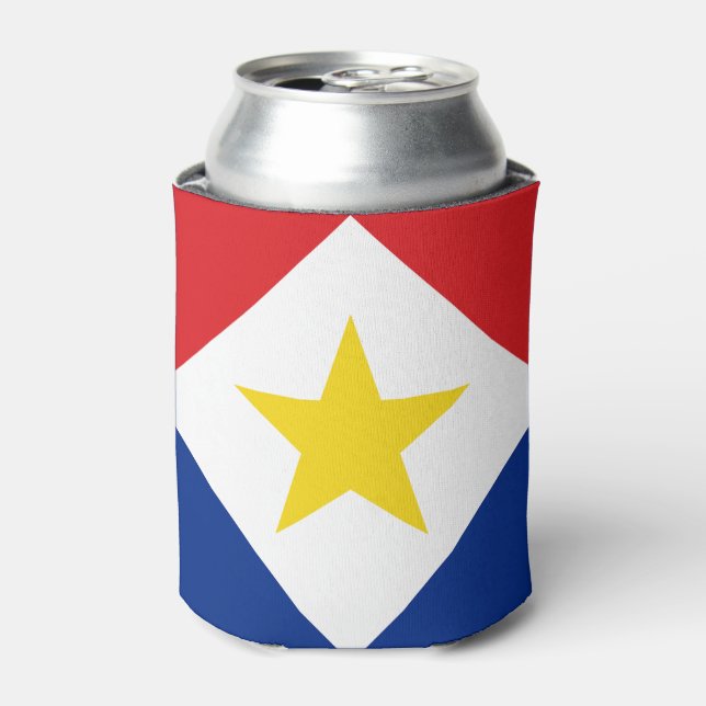 Saba Flag Can Cooler (Can Front)