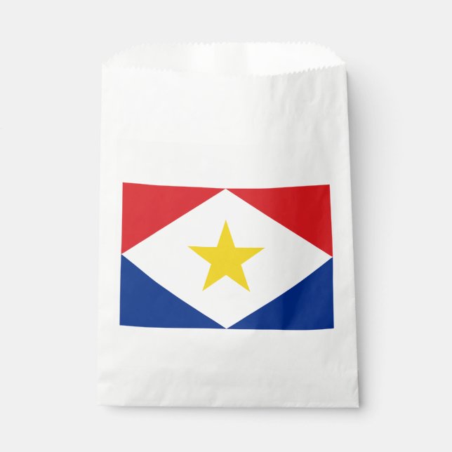 Saba Flag Favor Bag (Front)