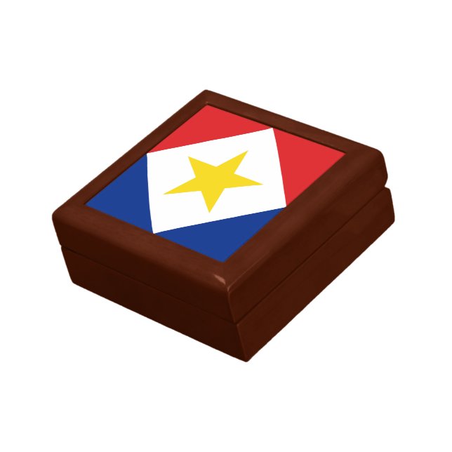 Saba Flag Gift Box (Side)