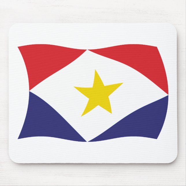 Saba Flag Mousepad (Front)