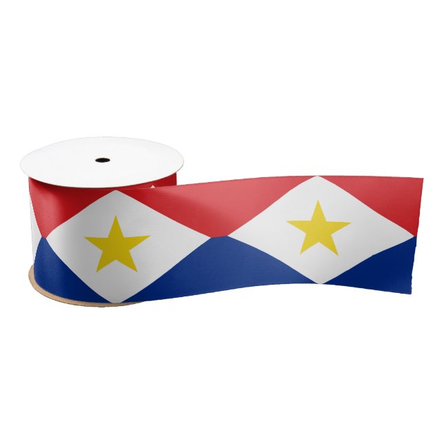 Saba Flag Satin Ribbon (Spool)