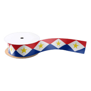 Saba Flag Satin Ribbon