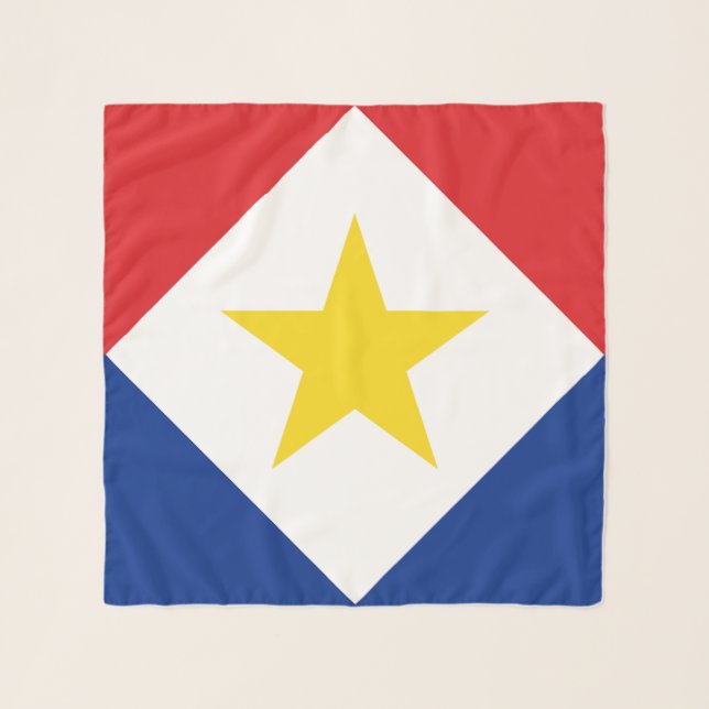 Saba Flag Scarf (Front)