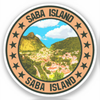 Saba Island Sticker