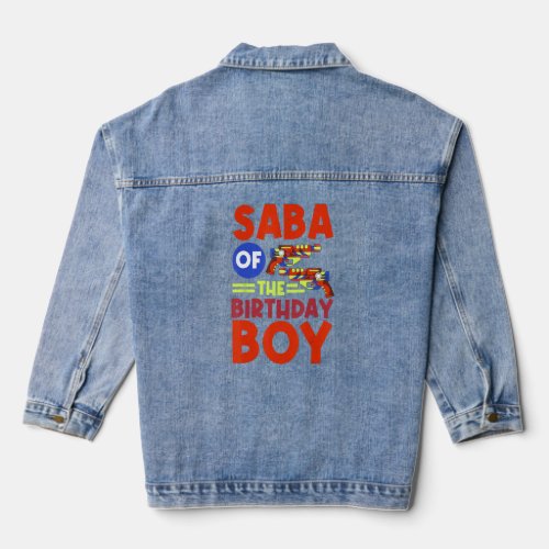 Saba Of The Birthday Boy Lazer Tag Bday Party Cele Denim Jacket