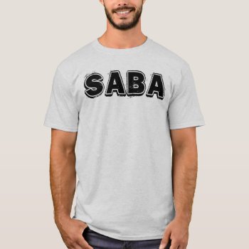 Saba T-shirt by HolidayBug at Zazzle