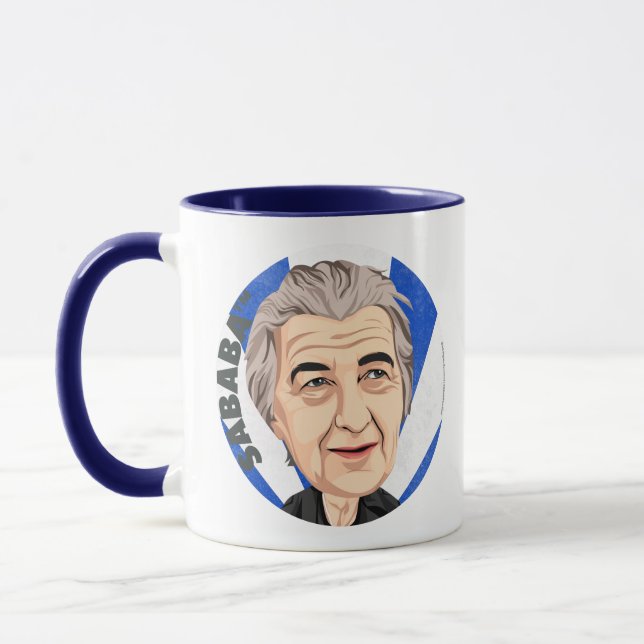 SABABA™ Golda Meir Israeli Prime Minister Mug (Left)