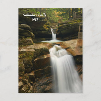 Sabaday Falls , NH   Postcard