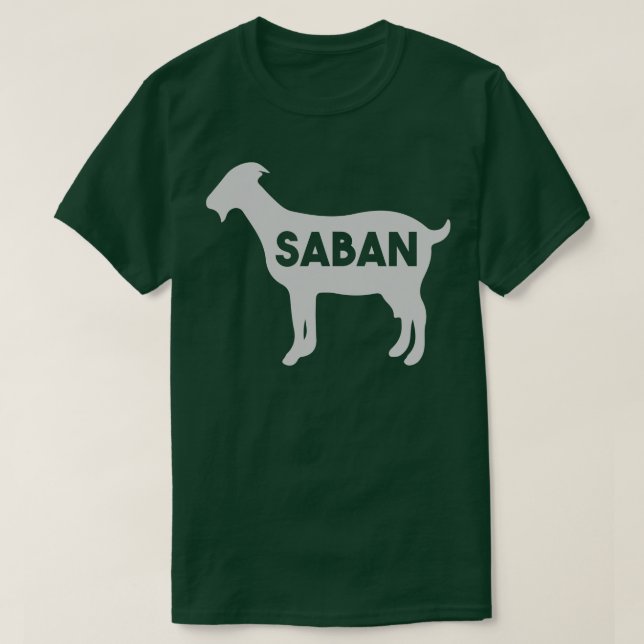 Saban GOAT TShirt (Design Front)