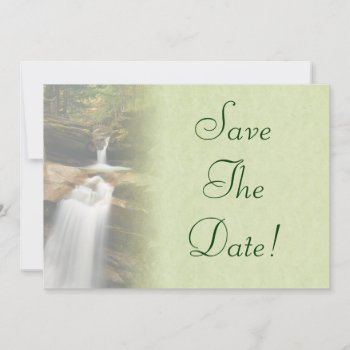 Sabbaday Falls Wedding Save The Date Invitation by Lasting__Impressions at Zazzle