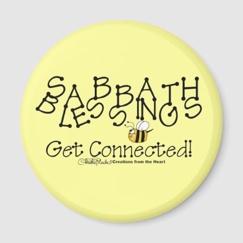 Sabbath Blessings Get Connected Magnet