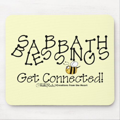 Sabbath Blessings Get Connected Mouse Pad