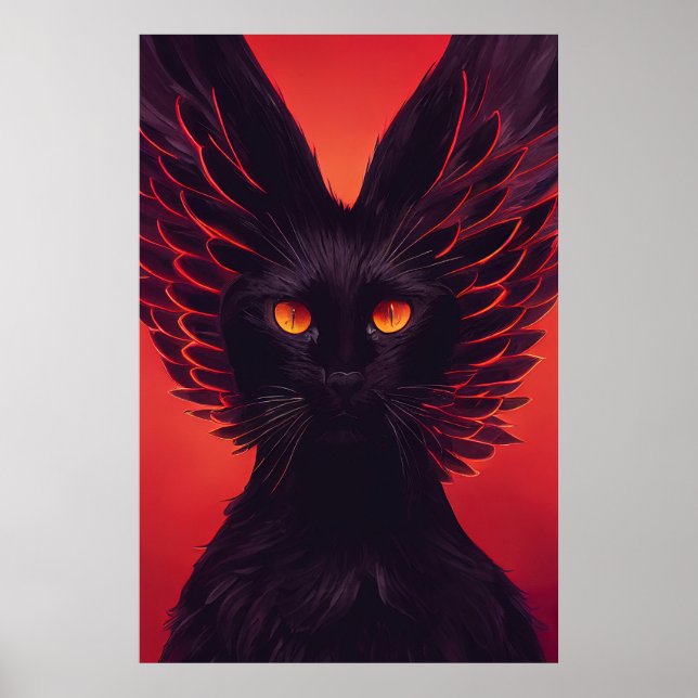 Sabbath The Sorcerer - Black Cat Poster Print (Front)