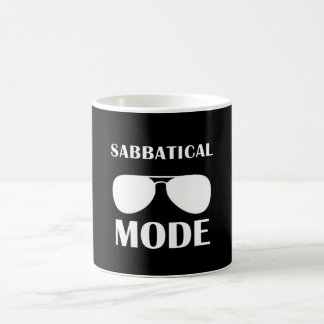Sabbatical mode sunglasses coffee mug