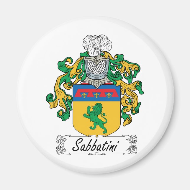 Sabbatini Family Crest Magnet (Front)