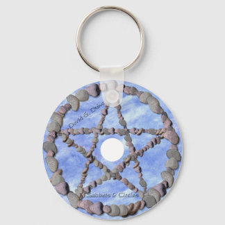 sabbets Disk Label Keychain