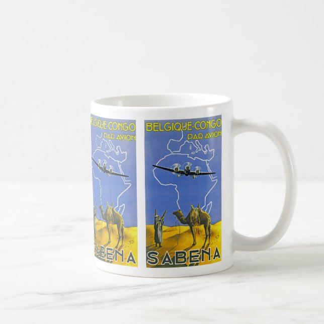 Sabena ~ Belgique Congo Coffee Mug (Right)