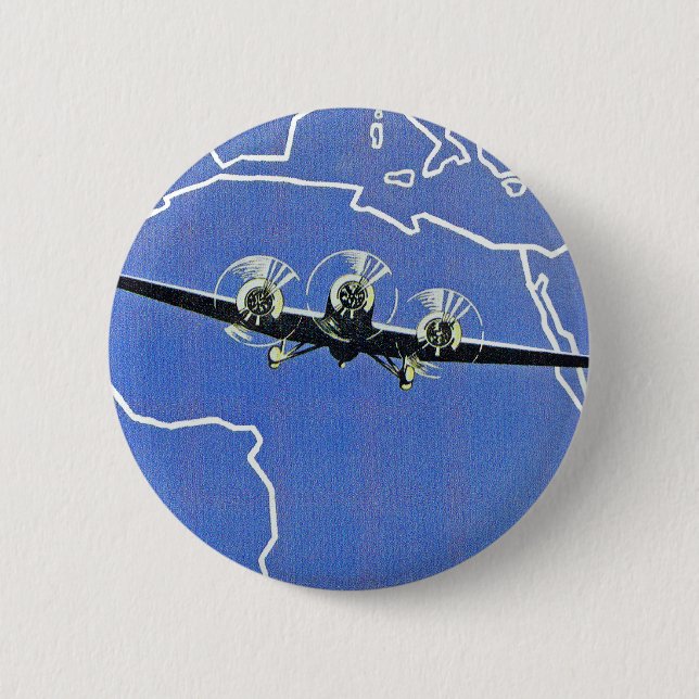 Sabena ~ Belgique Congo Pinback Button (Front)