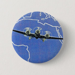 Sabena ~ Belgique Congo Pinback Button