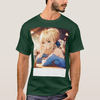 saber at coffee shop T-Shirt