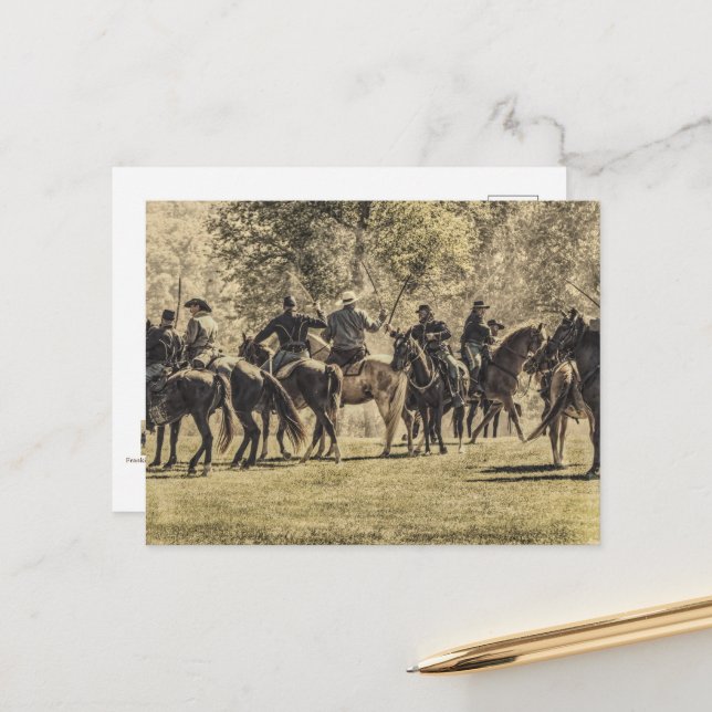 Saber Battle  Postcard (Front/Back In Situ)