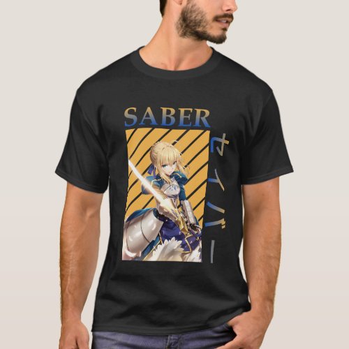 Saber _ Fate stay night T_Shirt