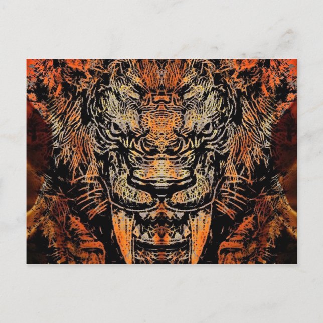 Saber Tooth Postcard (Front)