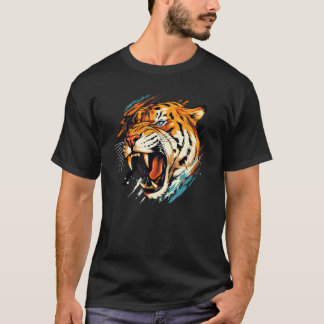Sabertooth Tiger Costume for Boys and Girls T-Shirt