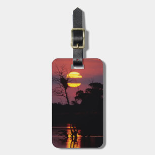 Sabi River At Sunset, Kruger National Park Luggage Tag