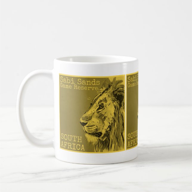 Sabi Sands Game Reserve Coffee Mug (Left)