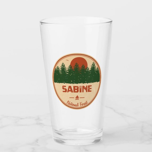 Sabine National Forest Glass (Front)