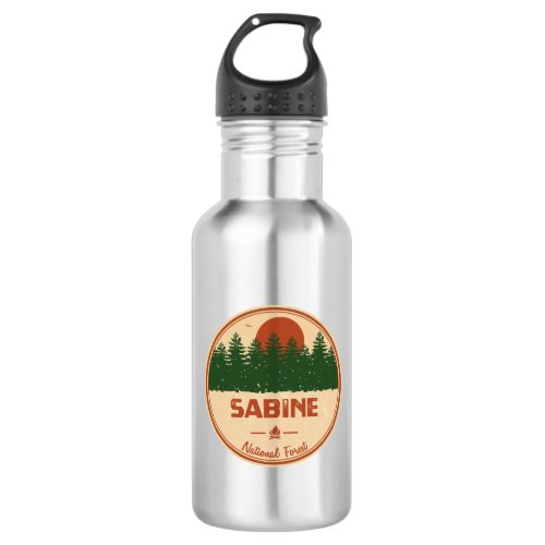 Sabine National Forest Stainless Steel Water Bottle