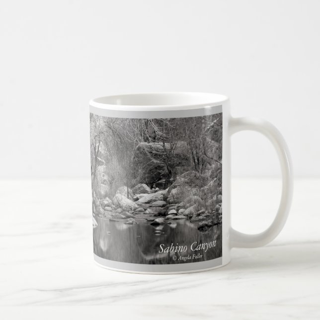 Sabino Canyon Creek - Thoreau quote Mug (Right)