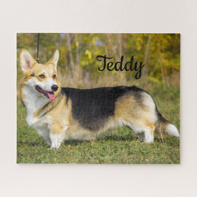 Sable Cardigan Welsh Corgi Dog Jigsaw Puzzle (Horizontal)