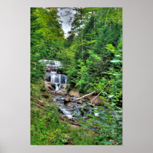 Sable Falls, Pictured Rocks Nat'l Lakeshore, MI Poster