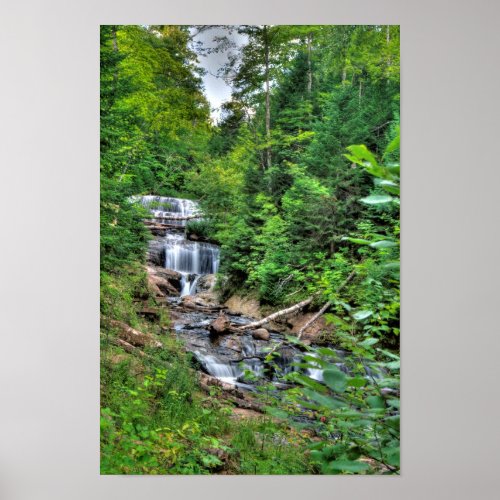 Sable Falls Pictured Rocks Natl Lakeshore MI Poster