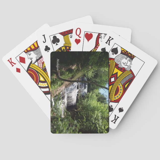 Sable Falls playing cards (Back)