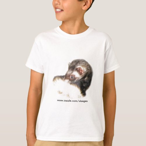 Sable Ferret Picture T_Shirt