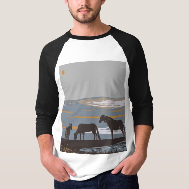 Sable Island Horse T-Shirt (Front)