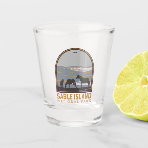Sable Island National Park Reserve Canada Vintage Shot Glass
