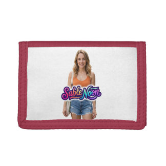 Sable Noon Beauty Pose #1 Tri-fold Wallet