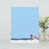 Sable Papillon Christmas Mail (Standing Front)